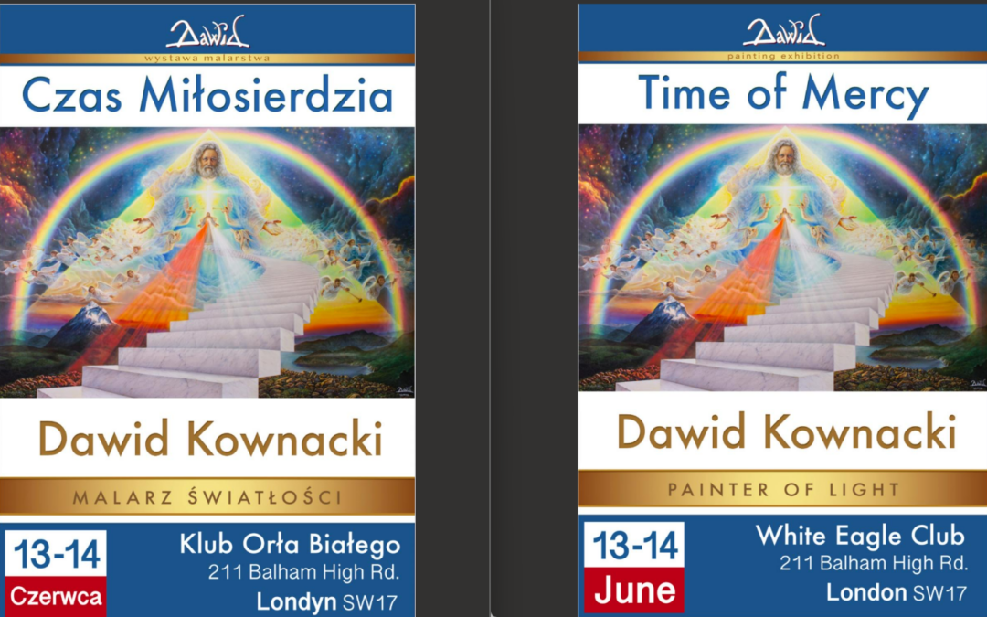 Wystawa Malarstwa Dawida Kownackiego – „Czas Miłosierdzia” w Londynie